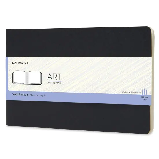 Moleskine Sketch Album - Black, Large, 5" x 8-1/4" {1}