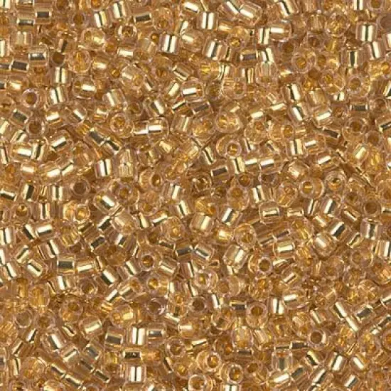 Miyuki Delica Bead 10/0, DBM0033, 24kt Gold Lined Crystal {1}