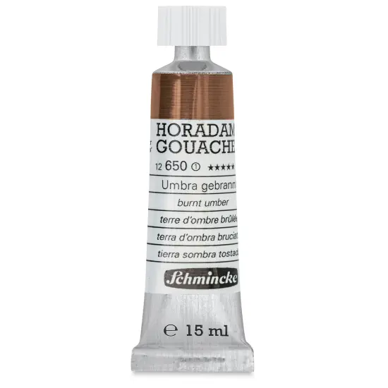 Schmincke Horadam Artist Gouache - Burnt Umber, 15 ml tube {1}