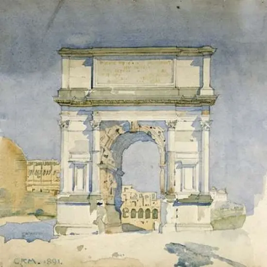 Rome Arch of Titus Poster Print byCharles Rennie Mackintosh - Item # VARPDX265133 {1}