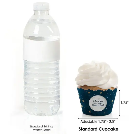 Big Dot of Happiness Twinkle Twinkle Little Star - Baby Shower or Birthday Party Decorations - Party Cupcake Wrappers - Set of 12 {4}