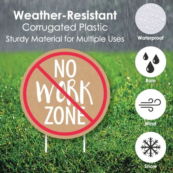 Big Dot of Happiness Retirement - Yard Sign and Outdoor Lawn Decorations - Retirement Party Yard Signs - Set of 8 {4}