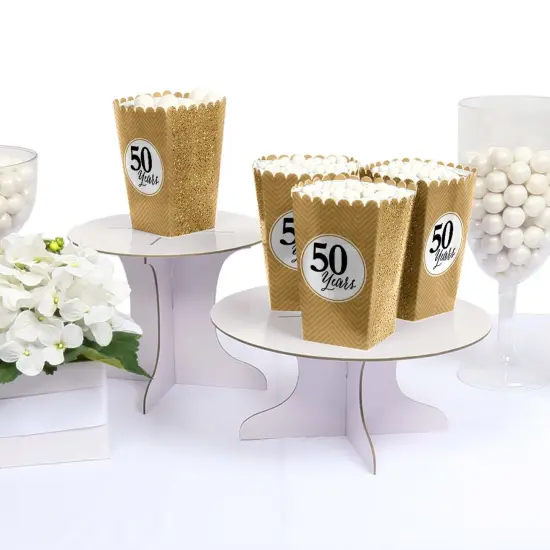 Big Dot of Happiness We Still Do - 50th Wedding Anniversary Party Favor Popcorn Treat Boxes - Set of 12 {4}