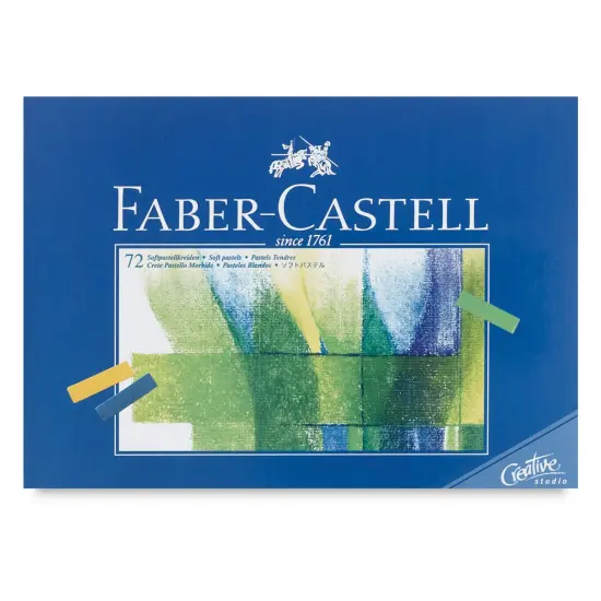 Faber-Castell Goldfaber Studio Soft Pastels - Assorted Colors, Set of 72 {1}