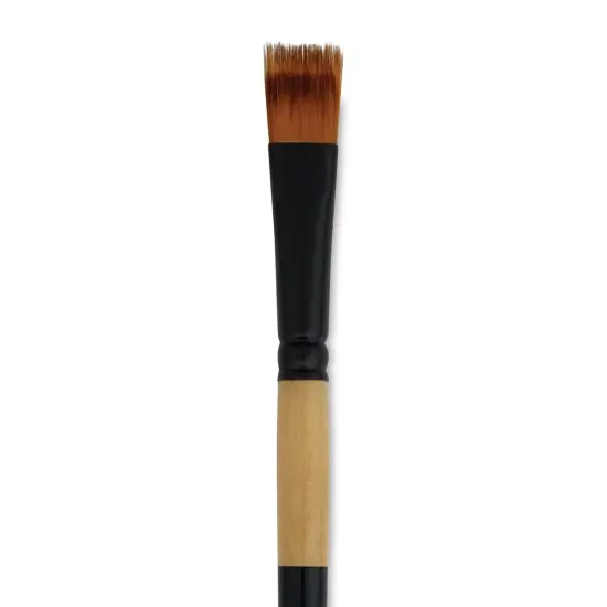 Dynasty Black Gold Brush - Tooth, Short Handle, Size 1/2" {1}