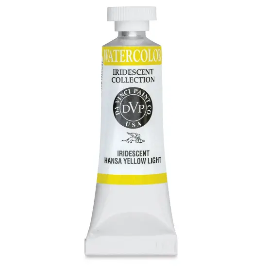 Da Vinci Artists' Permanent Watercolor - Iridescent Hansa Yellow Light, 15 ml tube {1}