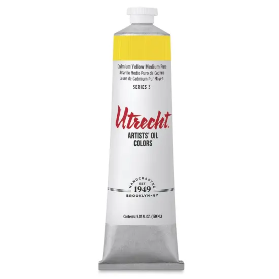 Utrecht Artists' Oil Paint - Cadmium Yellow Medium, 150 ml tube {2}