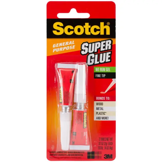 Scotch General Purpose Super Glue 2/Pkg-.07oz {1}