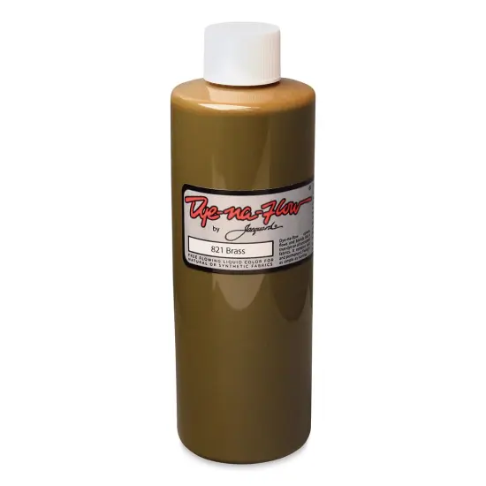 Jacquard Dye-Na-Flow Fabric Color - Brass, 8 oz bottle {1}