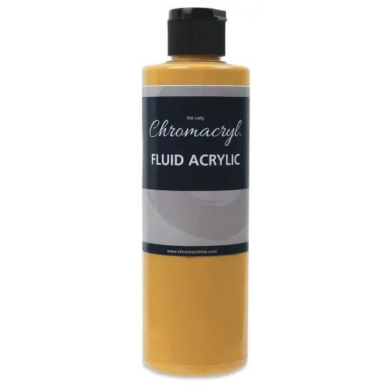Chromacryl Fluid Acrylic - Yellow Oxide, 250 ml {1}