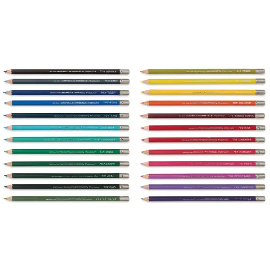 General's Kimberly Watercolor Pencil Set - Assorted Colors, Set of 24 {2}