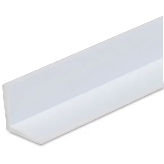Plastruct Styrene Structural Angles - Pkg of 4, 3/8" H x 3/8" W x 24" L {2}