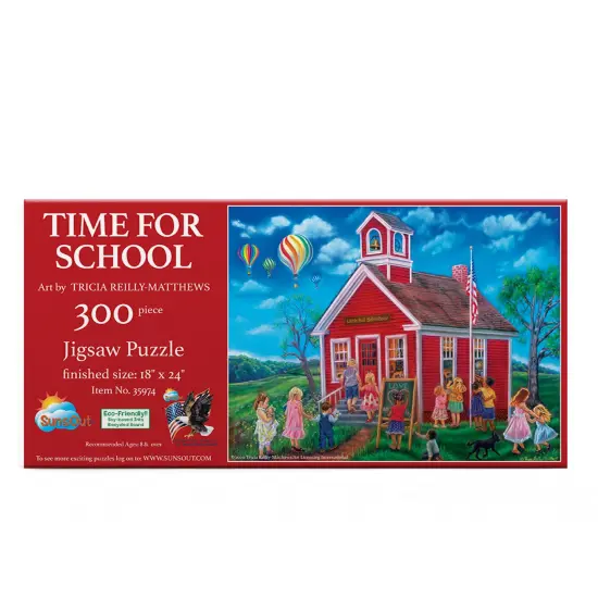 Sunsout Time for School 300 pc Jigsaw Puzzle 35974 {4}