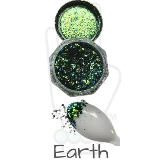 Earth Premium Color-shift Multi-chromatic Chameleon Pigment Flakes {1}