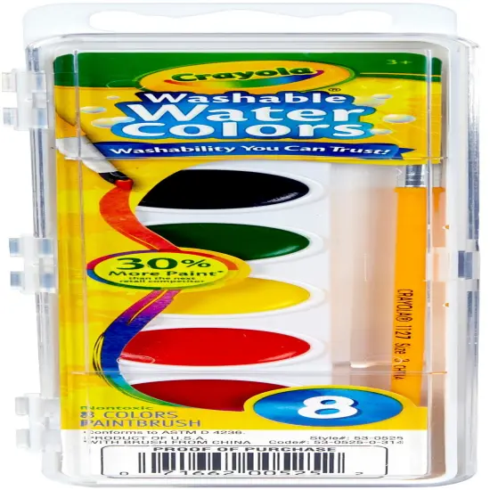Multipack of 6 - Crayola Washable Watercolors-8 Colors {2}