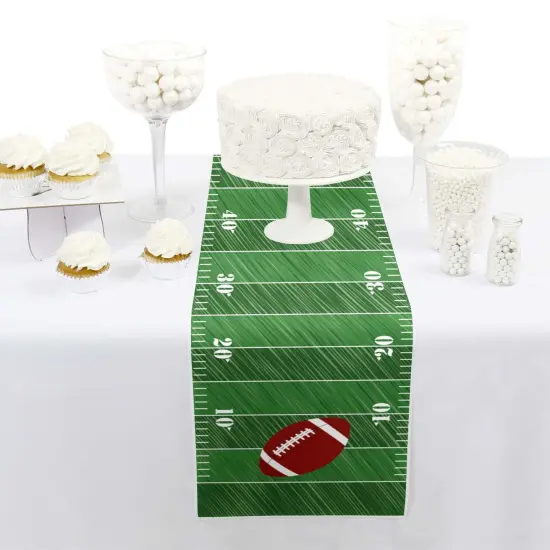 Big Dot of Happiness End Zone - Football - Petite Baby Shower or Birthday Party Paper Table Runner - 12 x 60 inches {3}