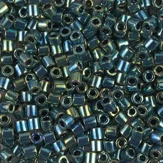 Miyuki Delica Bead 8/0, DBL0027, Metallic Dark Green Iris {1}