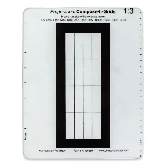 Compose It Grid - 8" x 10", Single Grid, 1:3 {1}