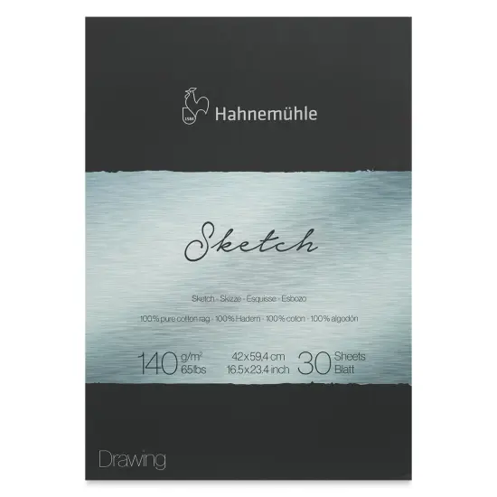 Hahnem&uuml;hle The Collection Sketch Paper Pad - 16.5" x 23.4", 30 Sheets {1}