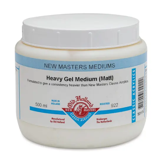 Old Holland New Masters Heavy Gel Medium - Matte, 500 ml jar {1}