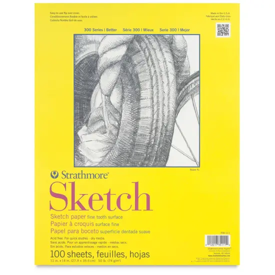 Strathmore 300 Series Sketch Pad - 11" x 14", 50 lb, 100 Sheets {2}