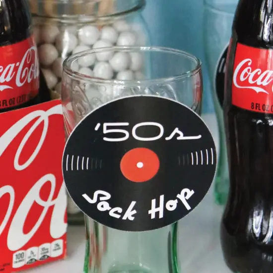 Big Dot of Happiness 50's Sock Hop - DIY Shaped 1950s Rock N Roll Party Cut-Outs - 24 Count {6}