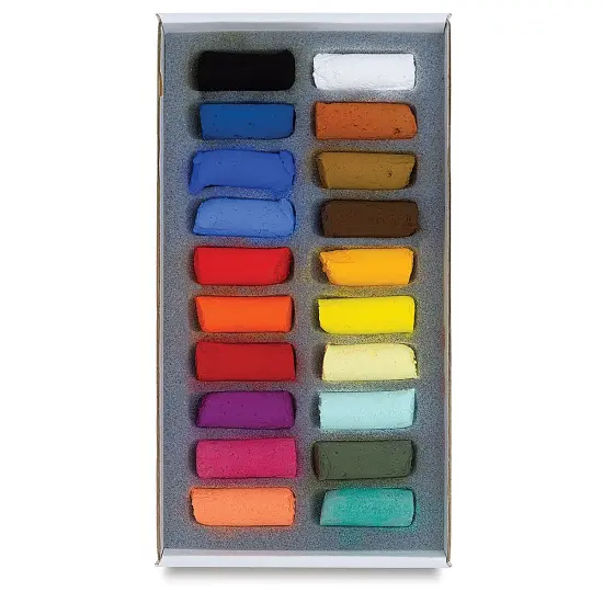 Sennelier Soft Pastels - Set of 20, Assorted Colors, Half Sticks {2}