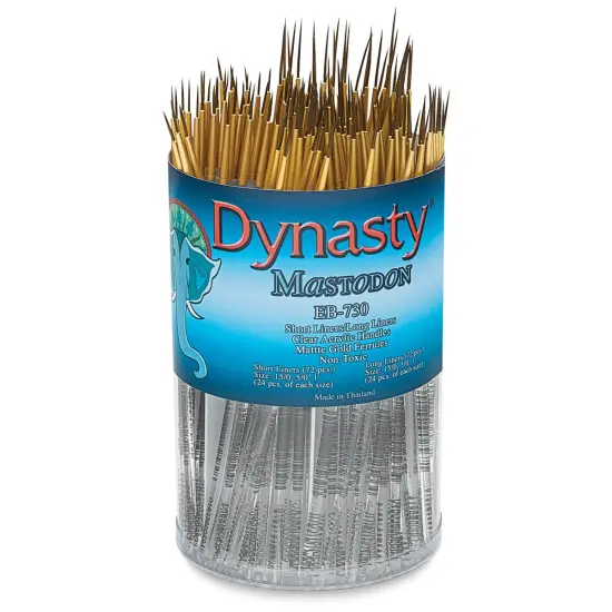 Dynasty Mastodon Synthetic Brush Canister - Liner, Set of 144 {1}