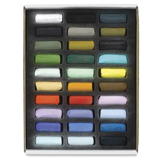 Sennelier Soft Pastels -Set of 30, Seaside Colors, Half Sticks {2}