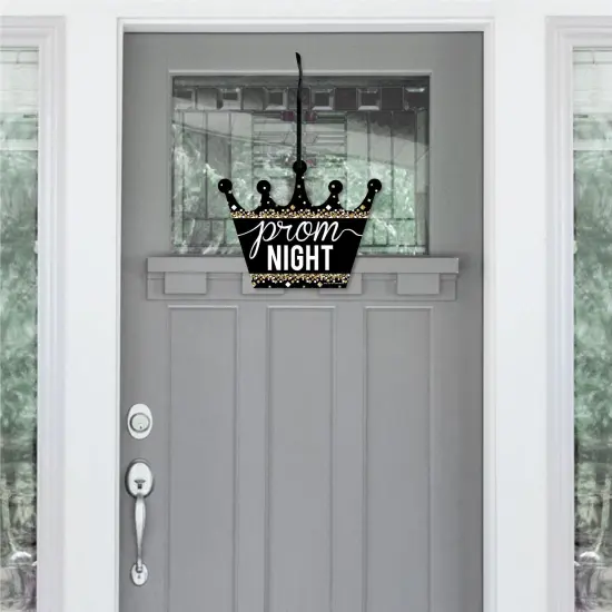 Big Dot of Happiness Prom - Hanging Porch Prom Night Party Outdoor Decorations - Front Door Decor - 1 Piece Sign {3}