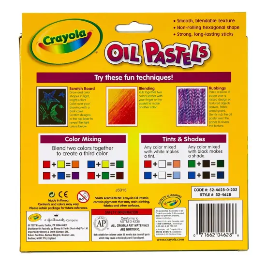 Crayola Oil Pastels-28/Pkg {4}