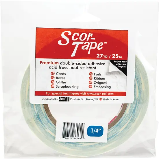 Scor-Tape-.25"X27yd {1}