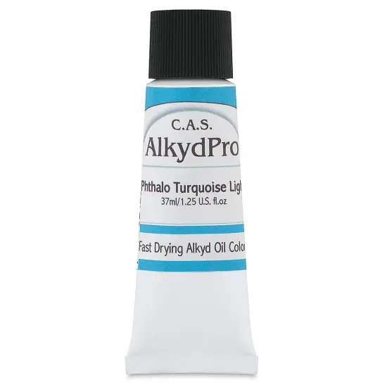 CAS AlkydPro Fast-Drying Alkyd Oil Color - Phthalo Turquoise Light, 37 ml tube {1}
