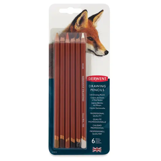 Derwent Drawing Pencils - Set of 6 {2}