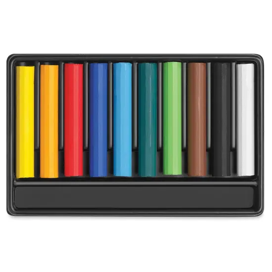 Caran d'Ache Swisscolor Wax Pastels - Set of 10 {1}