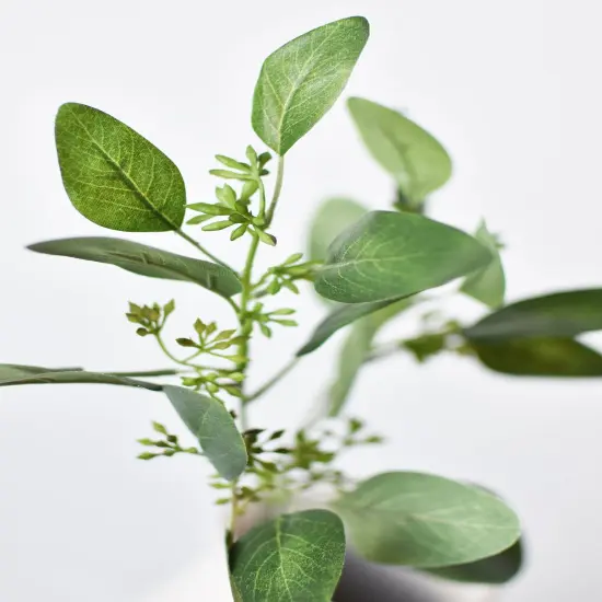 18" Faux Seeded Eucalyptus Stem {5}