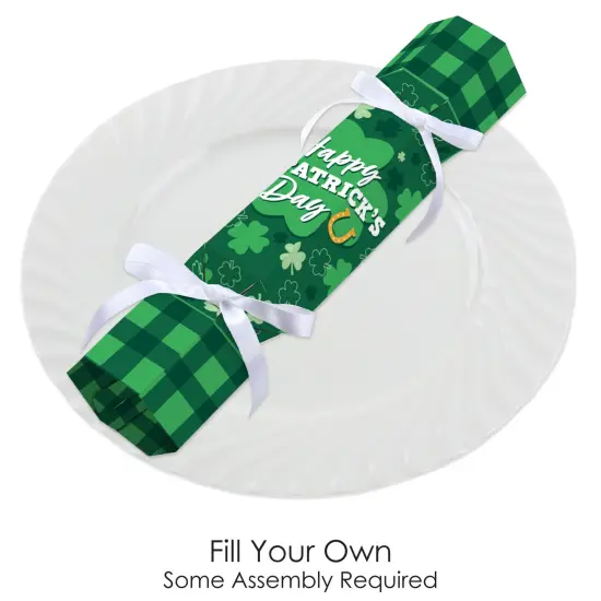 Big Dot of Happiness Shamrock St. Patrick's Day - No Snap Saint Paddy&rsquo;s Day Party Table Favors - DIY Cracker Boxes - Set of 12 {3}