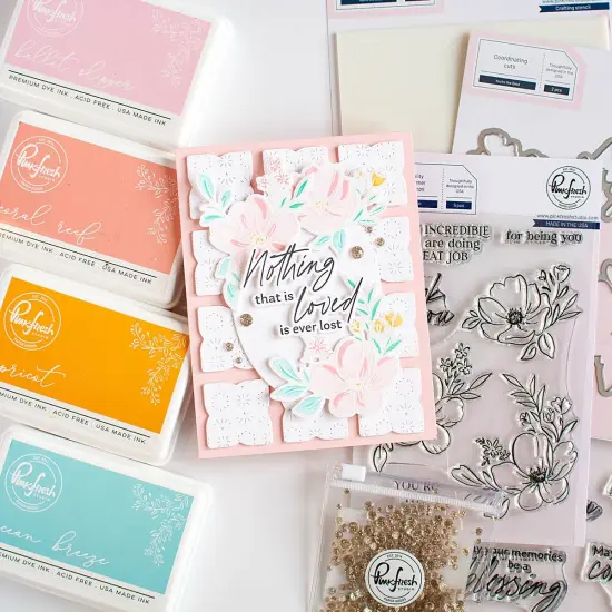 Pinkfresh Studio Stencils 4.25"X5.25" 5/Pkg-You're The Best Layering {4}