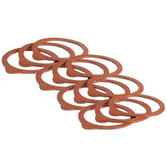 Old-Style Canning Jar Rubber Sealing Rings Regular Mouth With a Tab Box of 12 {4}
