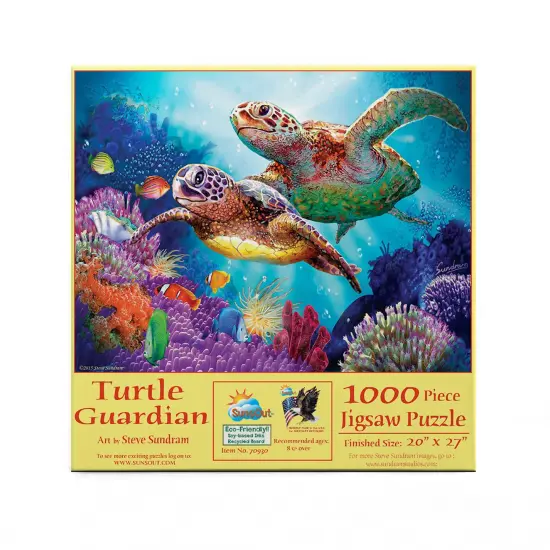 Sunsout Turtle Guardian 1000 pc Jigsaw Puzzle 70930 {4}