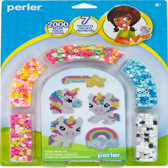 Perler Fused Bead Activity Kit-Unicorn Arch {1}