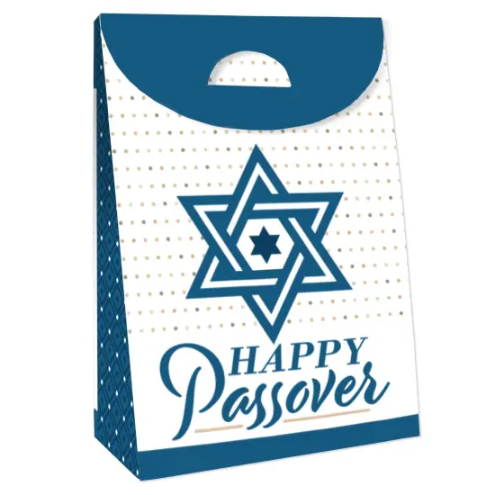 Big Dot of Happiness Happy Passover - Pesach Jewish Holiday Gift Favor Bags - Party Goodie Boxes - Set of 12 {4}