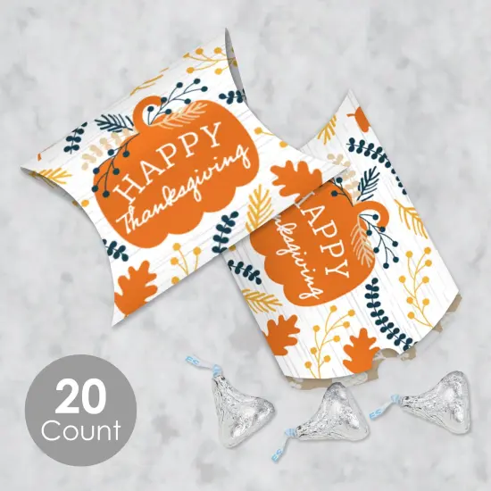 Big Dot of Happiness Happy Thanksgiving - Favor Gift Boxes - Fall Harvest Party Petite Pillow Boxes - Set of 20 {3}