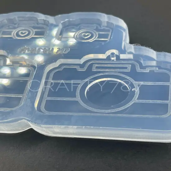 Camera Dangle Earring Silicone Mold Layer Camara(D4) {5}