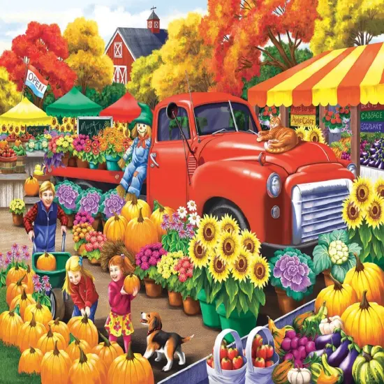 Sunsout Marketplace 300 pc Jigsaw Puzzle 63097 {1}