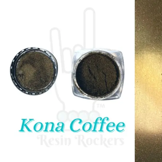 Resin Rockers Premium Chrome Pigment Powder Kona Coffee Brown {1}