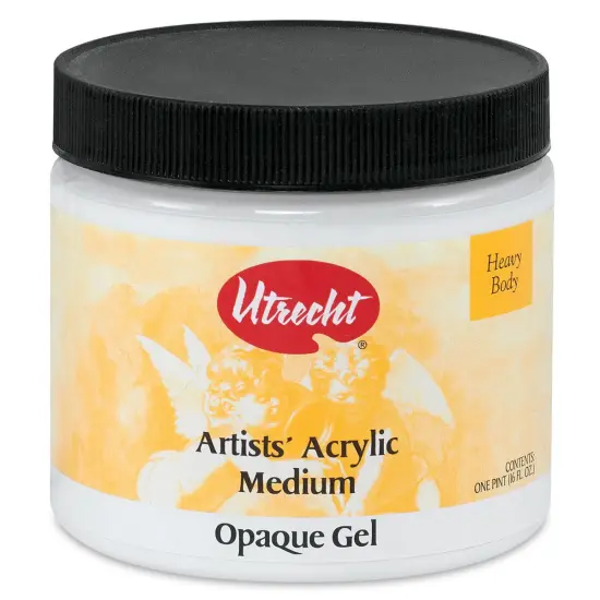 Utrecht Artists' Acrylic Opaque Gel Medium - 16 oz {2}