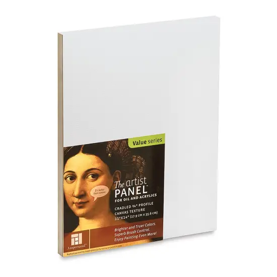 Ampersand Value Series Artist Panel - Textured, 11" x 14", 3/4" Cradle {1}