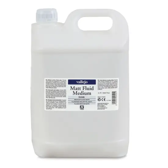 Vallejo Acrylic Fluid Medium - Matte, 5 Liter {1}