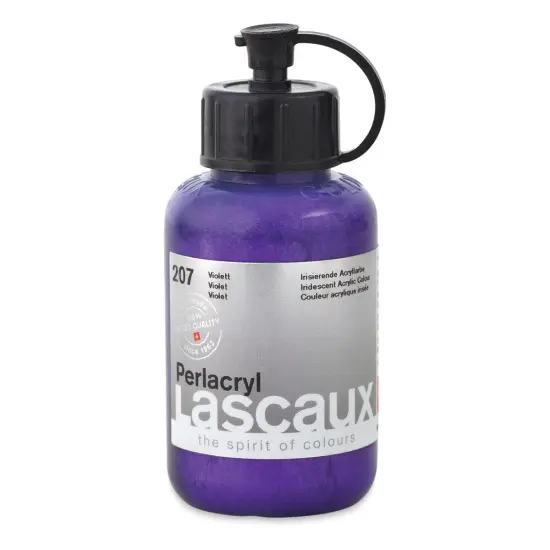 Lascaux Perlacryl Iridescent Acrylics - Violet, 85 ml bottle {1}